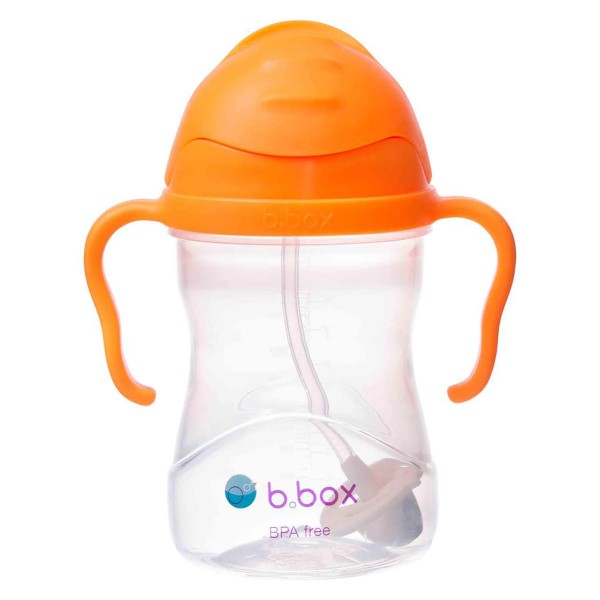 b.box Sippy Cup - Orange Zing Neon Edition