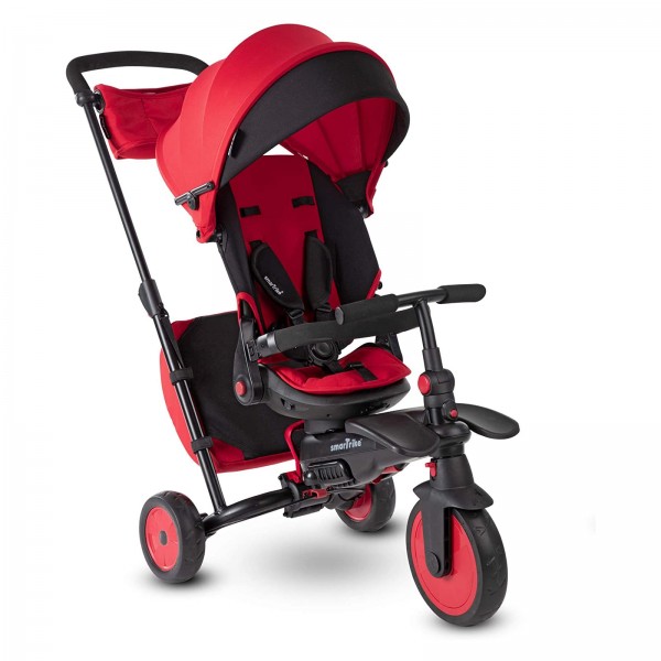 smarTrike STR7J 7-in-1 Folding Baby Tricycle - Red