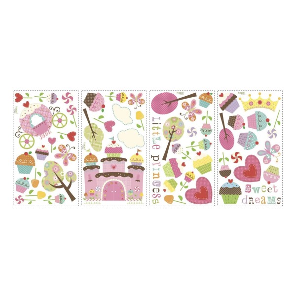 Happi Cupcake Land Peel and Stick Wall Decals