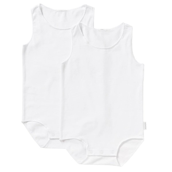 Bonds Wonderbodies Short Sleeve Singletsuit 2 Pack - White