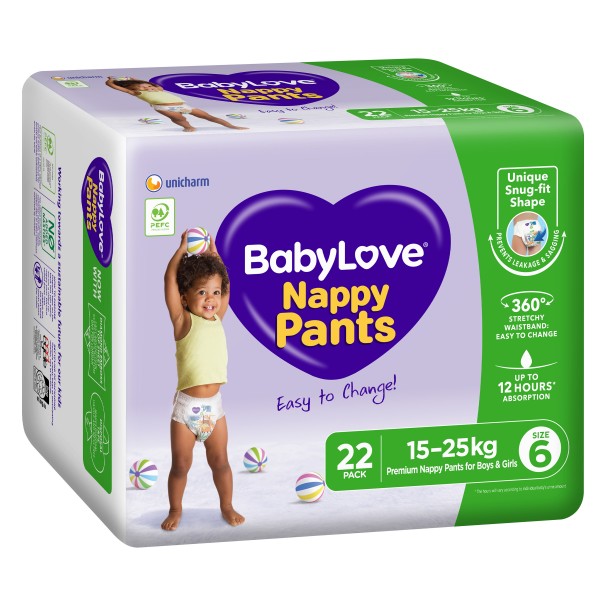 BabyLove Junior 22 Pack Nappy Pants