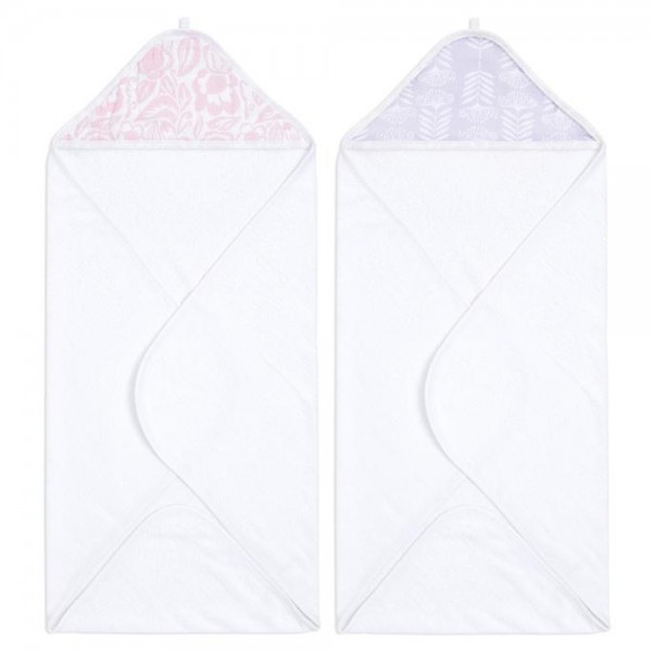 Aden & Anais Damsel 2 Pack Hooded Towels Set