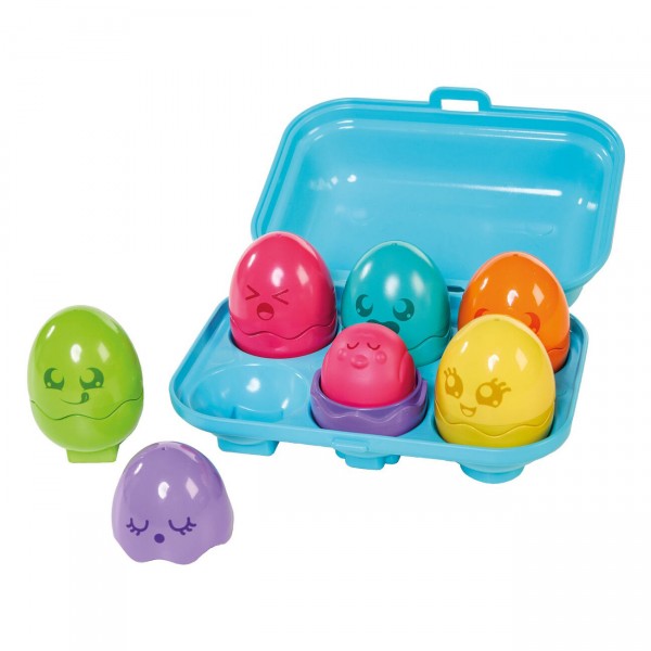 TOMY Toomies Hide & Squeak Bright Chicks Stacking Toy