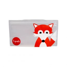 3 Sprouts Snack Bag 2 Pack - Fox