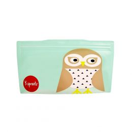 3 Sprouts Snack Bag 2 Pack - Owl
