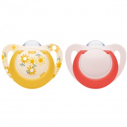 NUK Star Silicone Soother 18 -36 Months Girl