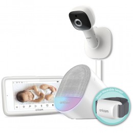 Oricom Guardian Pro Wearable Sleep Tracker + Video Baby Monitor (OBHGPRO)
