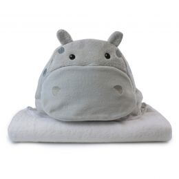 Bubba Blue 'Hippo' Novelty Hooded Bath Towel