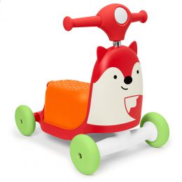Skip Hop Zoo Fox Ride On 3 in 1 Scooter