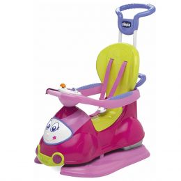 Chicco Quattro 4 in 1 Red Ride On Pink