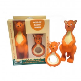 Mizzie the Kangaroo Nurturing Babies Mizzie Teething Gift Set