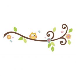 Scroll Tree Branch Peel and Stick Wall Decals