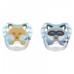 Dr Browns Animal Soother Fox/Raccoon 0-6 Months 2 Pack