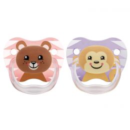 Dr Browns Animal Soother Monkey/Bear 6-12 Months 2 Pack