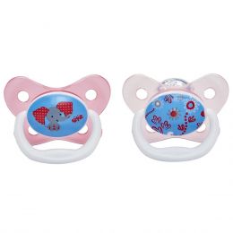 Dr Browns Animal Soother Pink Butterfly 6-12 Months 2 Pack