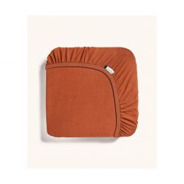 ergoPouch Organic Fitted Sheet 0.2 TOG Rust for Single Bed