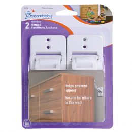 Dreambaby Hinged Furniture Anchors 2 pack
