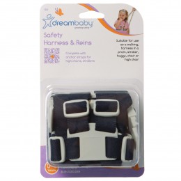 Dreambaby Safety Harness and Reins Navy