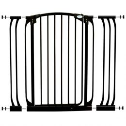 Dreambaby Chelsea Xtra Tall Gate & Extension Set Black