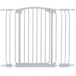 Dreambaby Chelsea Xtra Tall Gate & Extension Set White