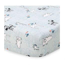 Little Haven Cot Fitted Sheet - Safari