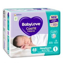 BabyLove Newborn 48 Pack Cosifit Nappies