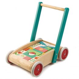Tender Leaf Toys Wagon with Blocks