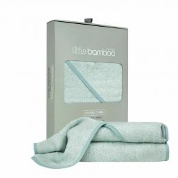 Little Bamboo Baby Hooded Towel - Whisper