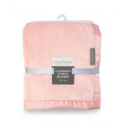 Little Linen Luxurious Blanket - Quartz Pink