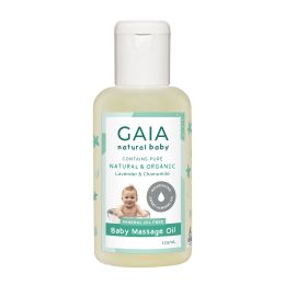 Gaia Natural Baby Massage Oil 125ml Bottle