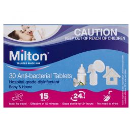 Milton Antibacterial Disinfectant Tablets 30 Pack