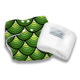 Pea Pods One Size Nappy - Dragon Scales