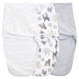 Aden & Anais Toile 4-6 Months 3 Pack Easy Swaddle Wraps